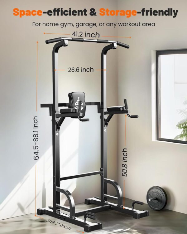 Sportsroyals Power Tower - Pull Up and Dip Station for Home Gym