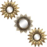 Kelly Miller Small Gold Mirror Set – 3 Pieces