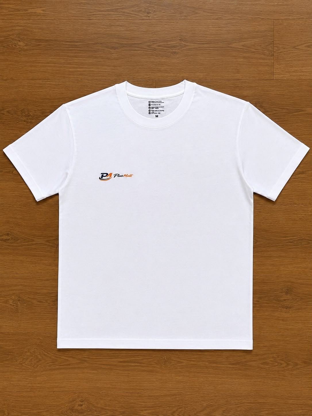 PlusMatt Premium T-Shirt - Unisex - 100% Baumwolle -Schwarz/Weiß - Neu